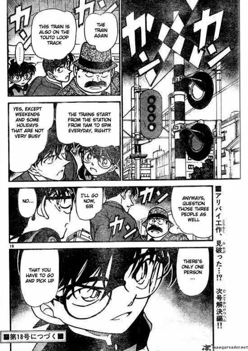 Read Detective Conan Chapter 516 The Message of the Real Murderer - Page 16 For Free In The Highest Quality