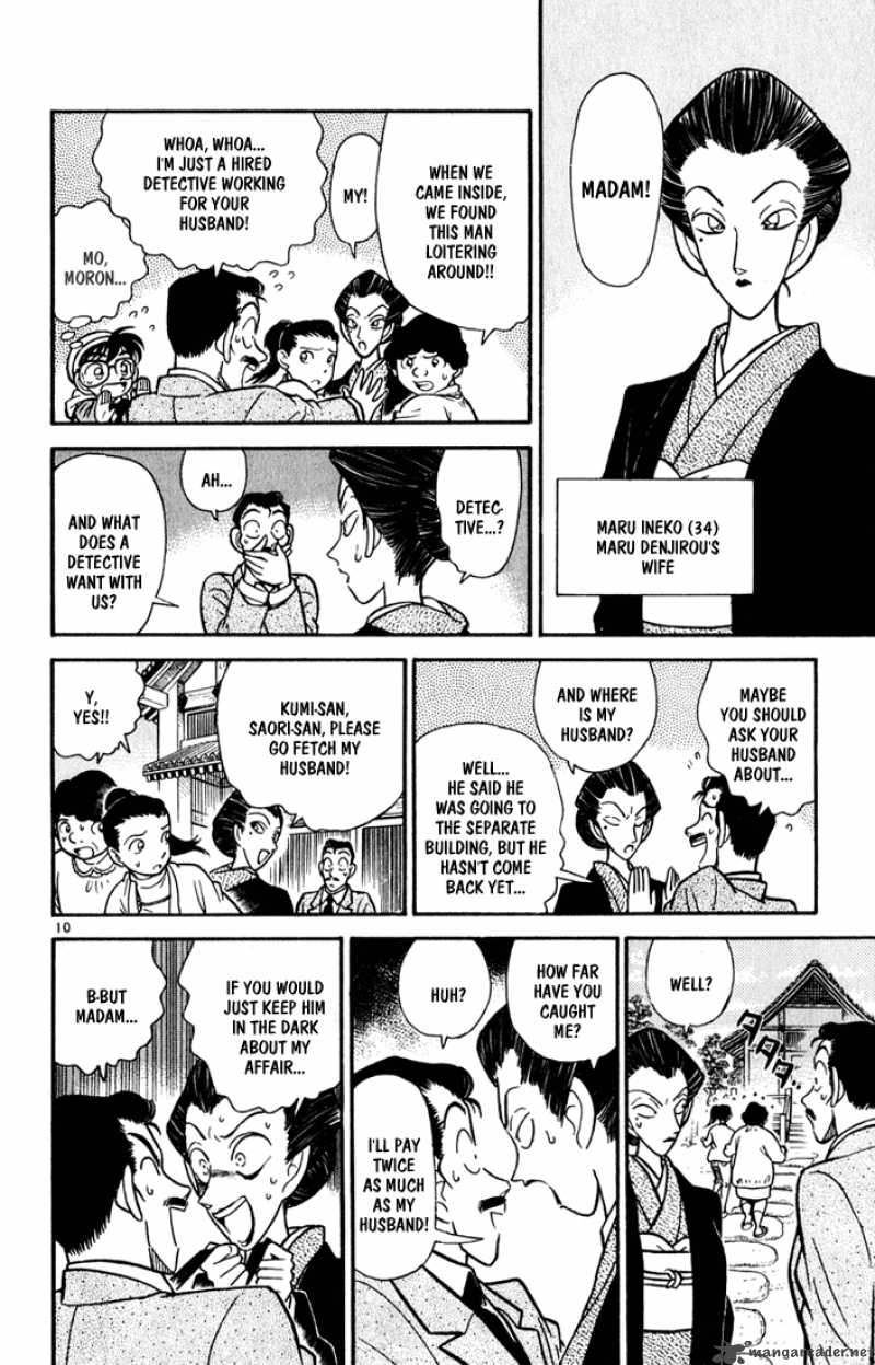 Read Detective Conan Chapter 52 Three Visitors - Page 10 For Free In The Highest Quality
