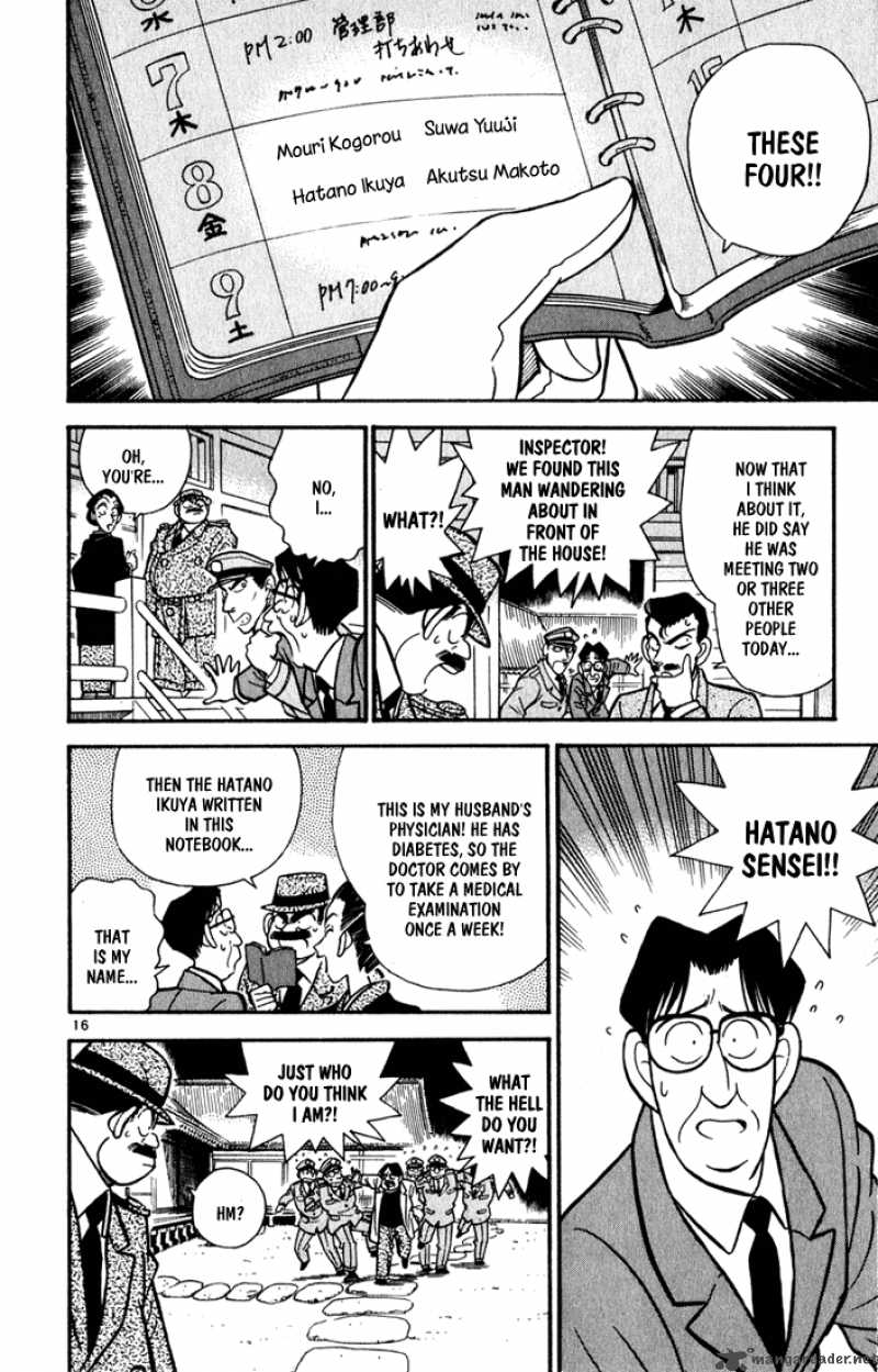 Read Detective Conan Chapter 52 Three Visitors - Page 15 For Free In The Highest Quality