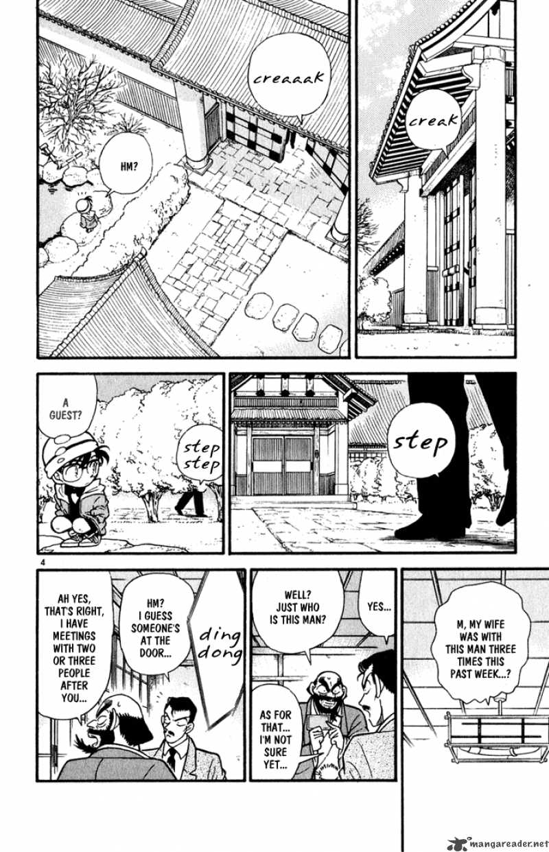 Read Detective Conan Chapter 52 Three Visitors - Page 4 For Free In The Highest Quality