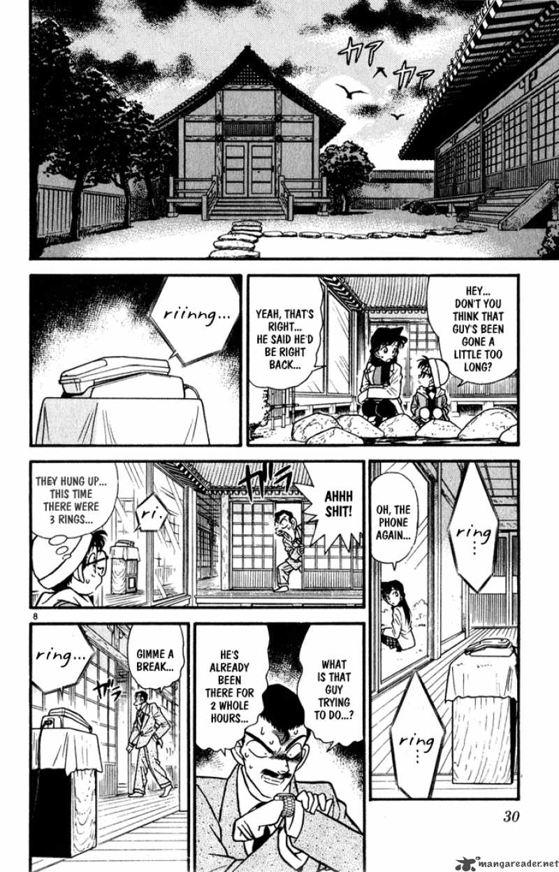 Read Detective Conan Chapter 52 Three Visitors - Page 8 For Free In The Highest Quality