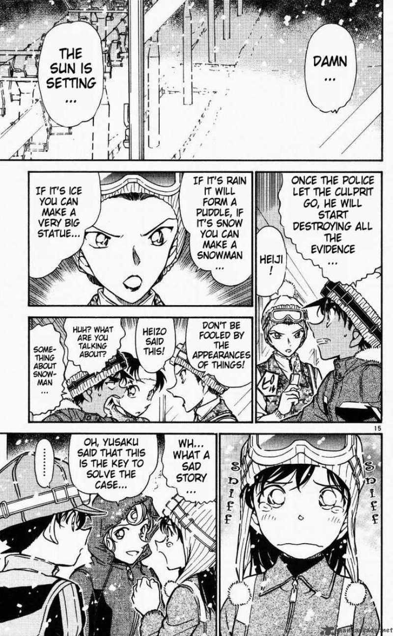 Read Detective Conan Chapter 521 Legend of the Snow Women's Silver Kimono - Page 15 For Free In The Highest Quality