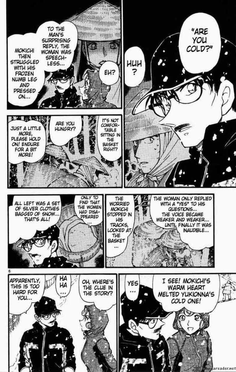 Read Detective Conan Chapter 521 Legend of the Snow Women's Silver Kimono - Page 6 For Free In The Highest Quality