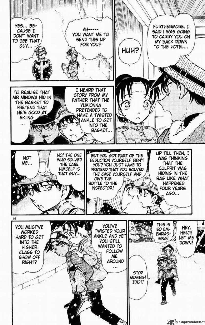 Read Detective Conan Chapter 522 Vengeance in the Snowstorm - Page 16 For Free In The Highest Quality
