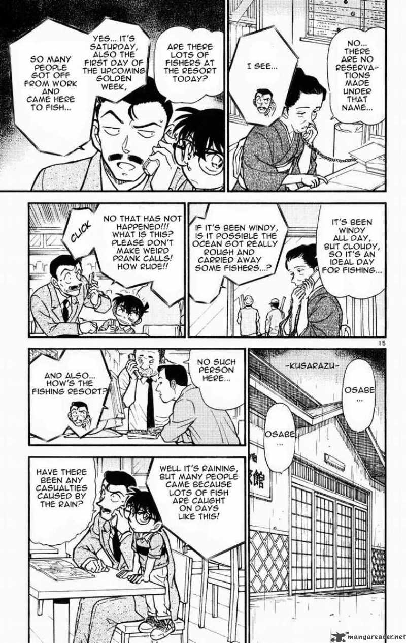 Read Detective Conan Chapter 523 Fish Incident - Page 15 For Free In The Highest Quality