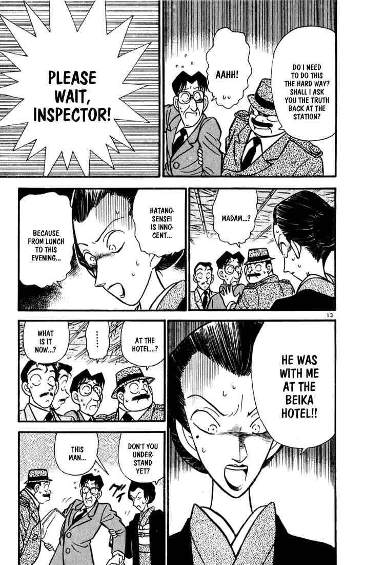 Read Detective Conan Chapter 53 Alibis of the Three - Page 13 For Free In The Highest Quality