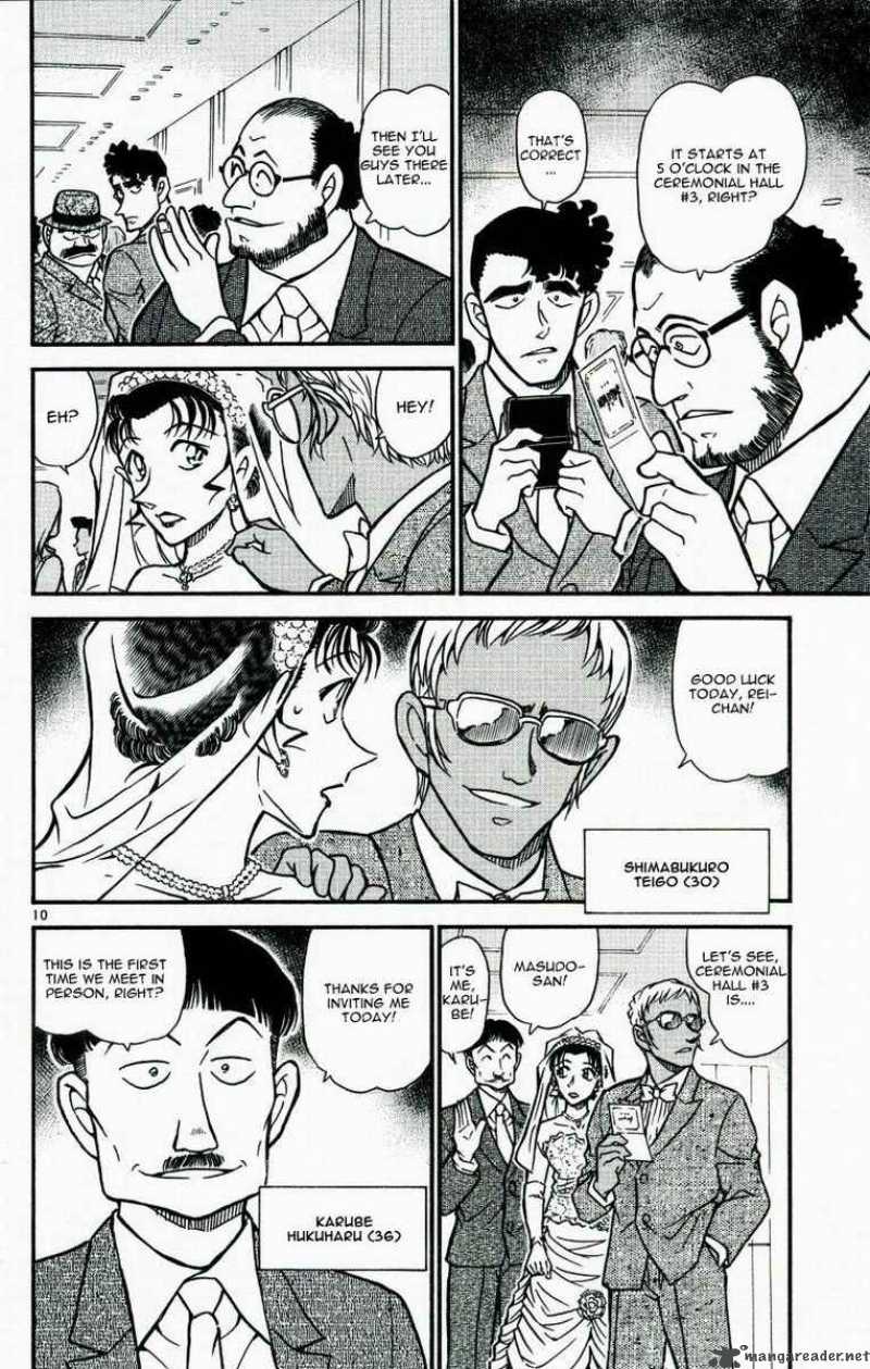 Read Detective Conan Chapter 535 Wedding Hall Panic - Page 10 For Free In The Highest Quality