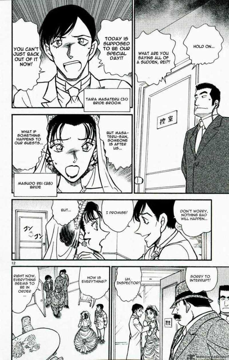 Read Detective Conan Chapter 535 Wedding Hall Panic - Page 12 For Free In The Highest Quality
