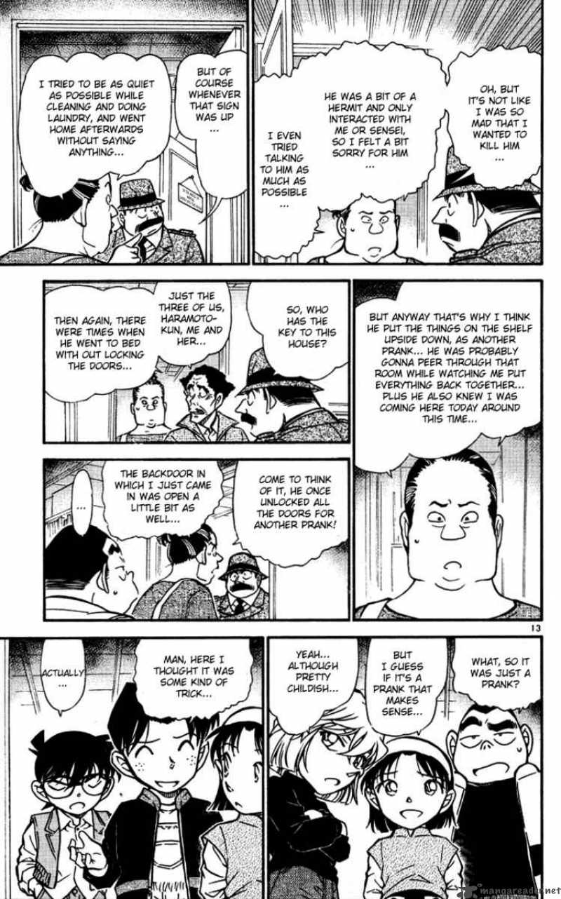 Read Detective Conan Chapter 539 Upside Down Mystery - Page 13 For Free In The Highest Quality