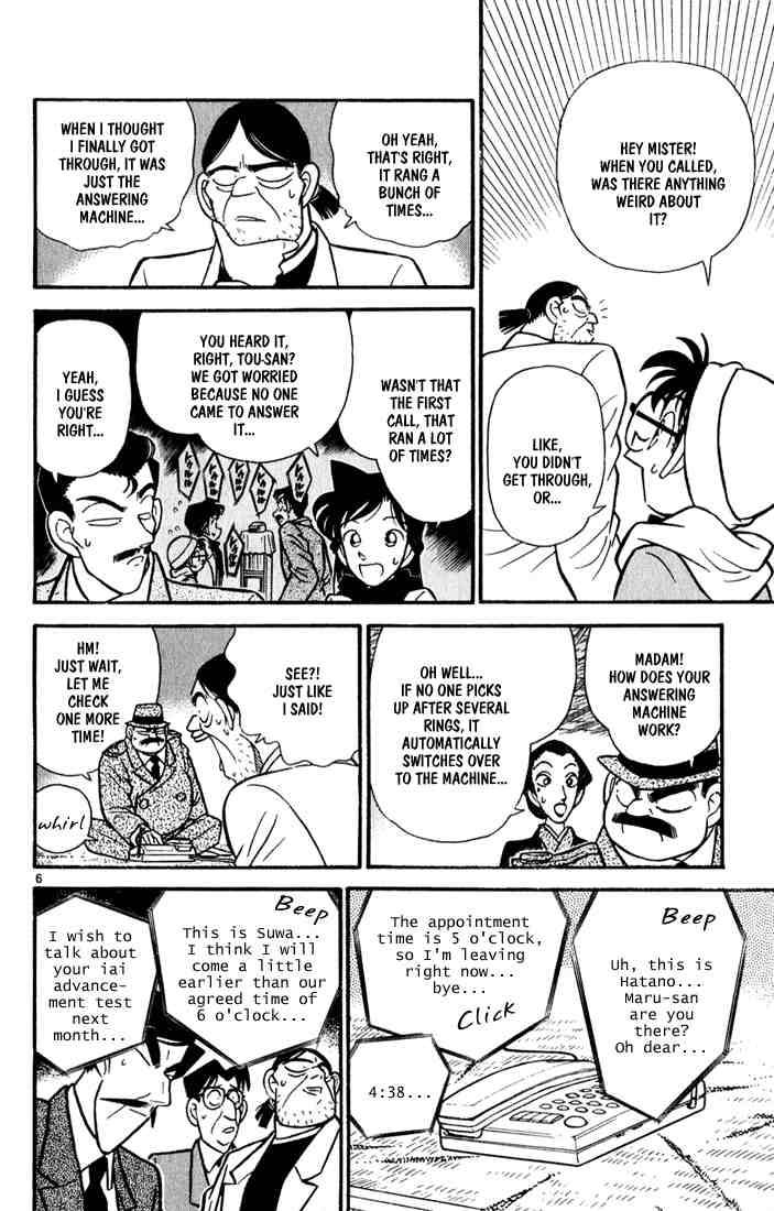 Read Detective Conan Chapter 54 Answering Machine Mystery - Page 6 For Free In The Highest Quality