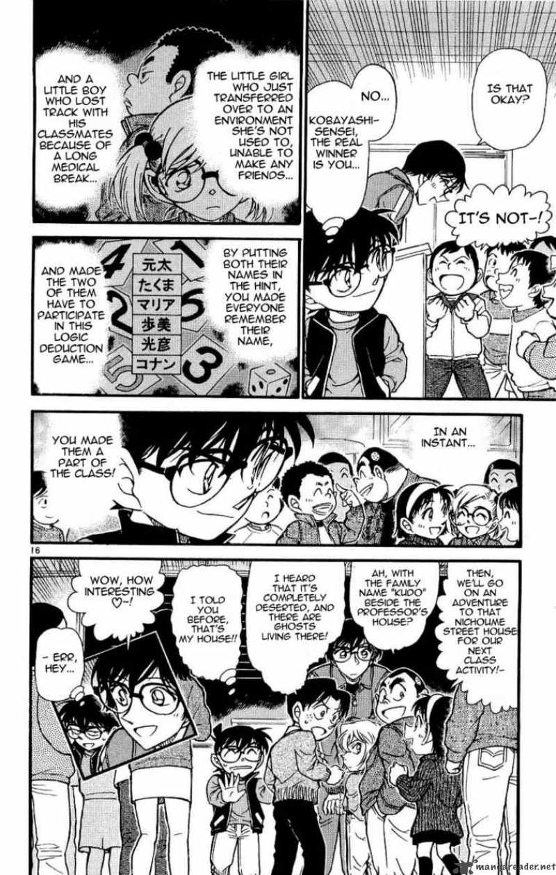 Read Detective Conan Chapter 549 Grade 1 Class B's Big Battle - Page 16 For Free In The Highest Quality