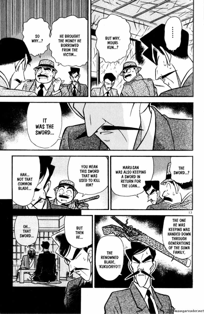 Read Detective Conan Chapter 55 Words on the Chest - Page 12 For Free In The Highest Quality