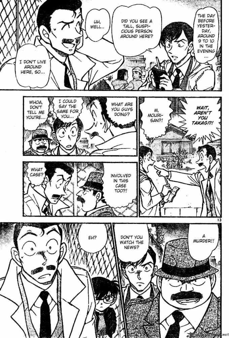 Read Detective Conan Chapter 553 Mysterious Job - Page 13 For Free In The Highest Quality