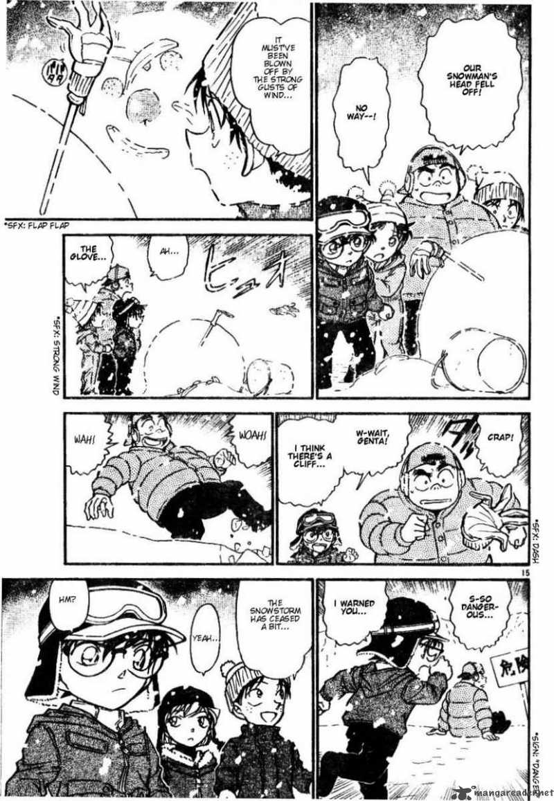 Read Detective Conan Chapter 556 The Detective Boys' Snowman - Page 15 For Free In The Highest Quality