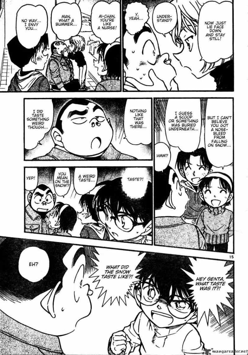 Read Detective Conan Chapter 557 The Locus of the Fall - Page 15 For Free In The Highest Quality