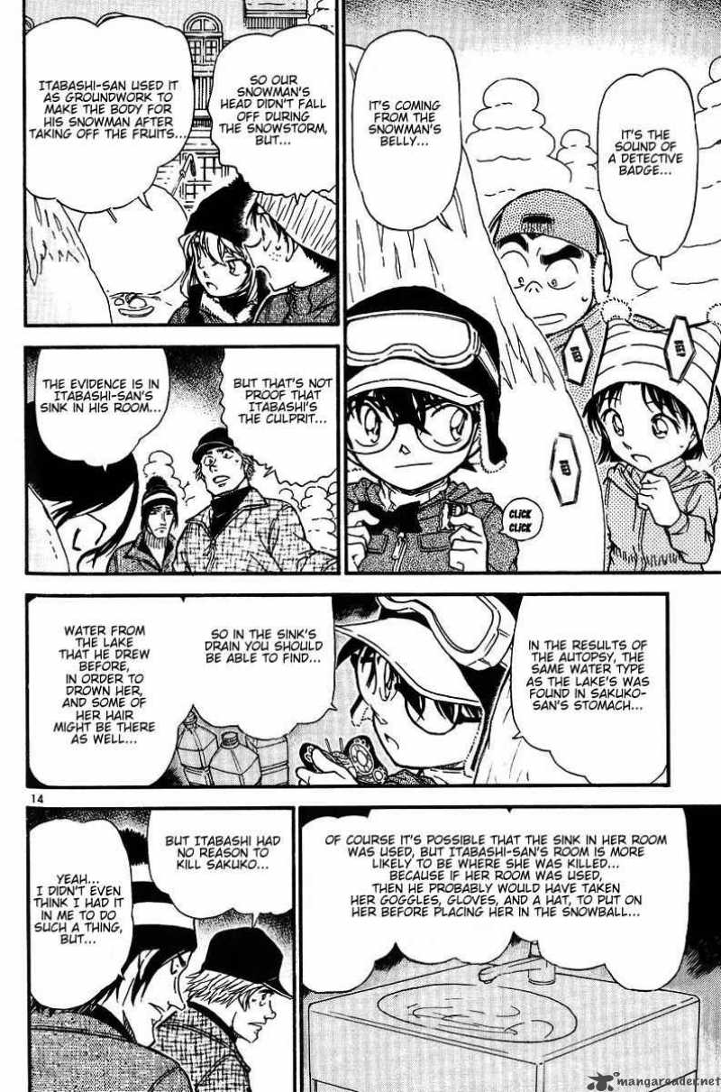 Read Detective Conan Chapter 558 Catastrophe in the Snow-covered Mountains - Page 14 For Free In The Highest Quality