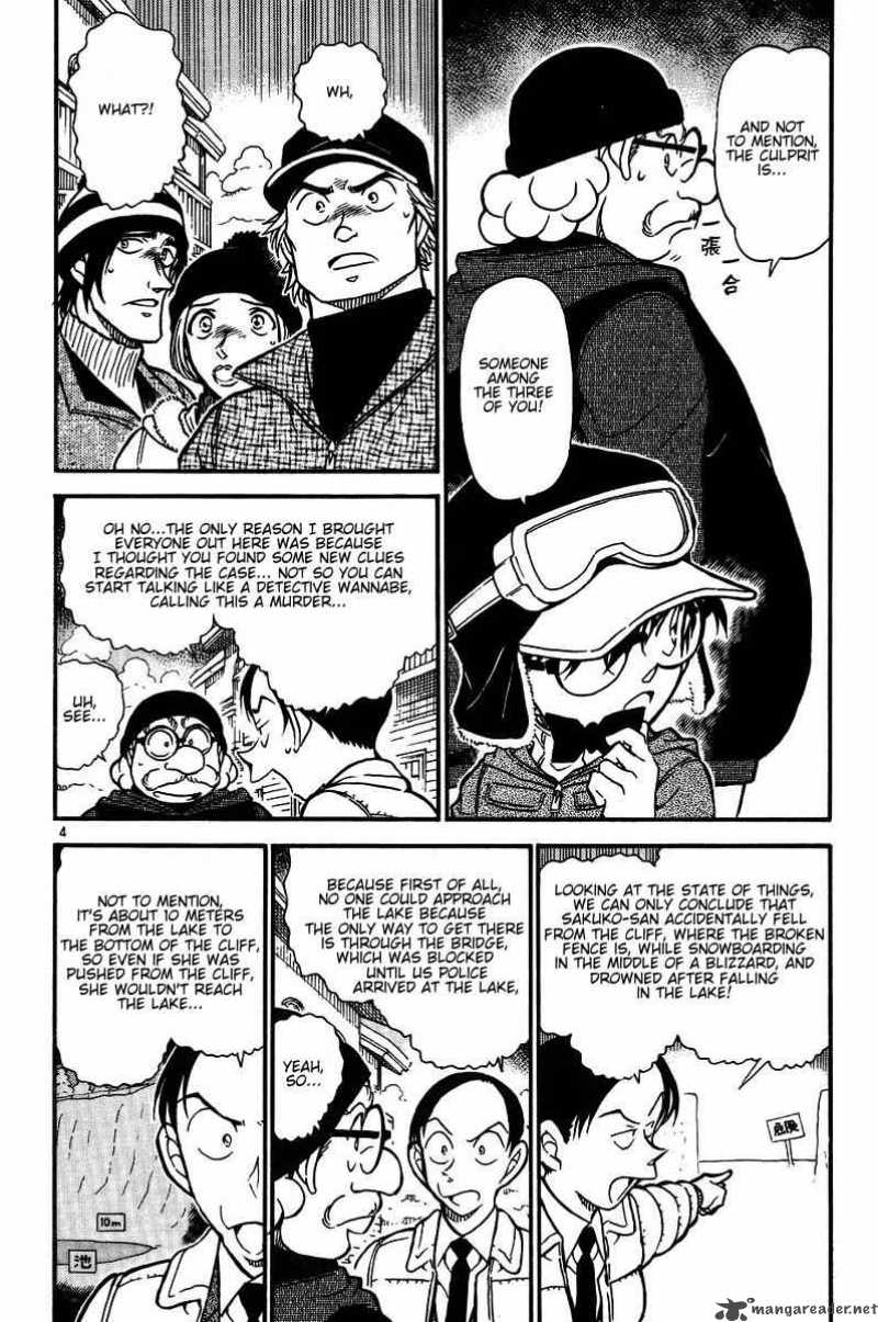 Read Detective Conan Chapter 558 Catastrophe in the Snow-covered Mountains - Page 4 For Free In The Highest Quality
