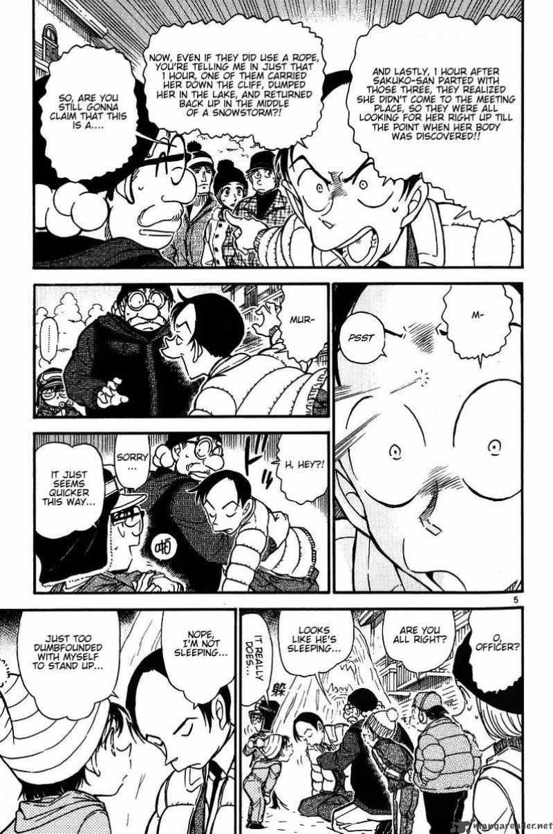 Read Detective Conan Chapter 558 Catastrophe in the Snow-covered Mountains - Page 5 For Free In The Highest Quality