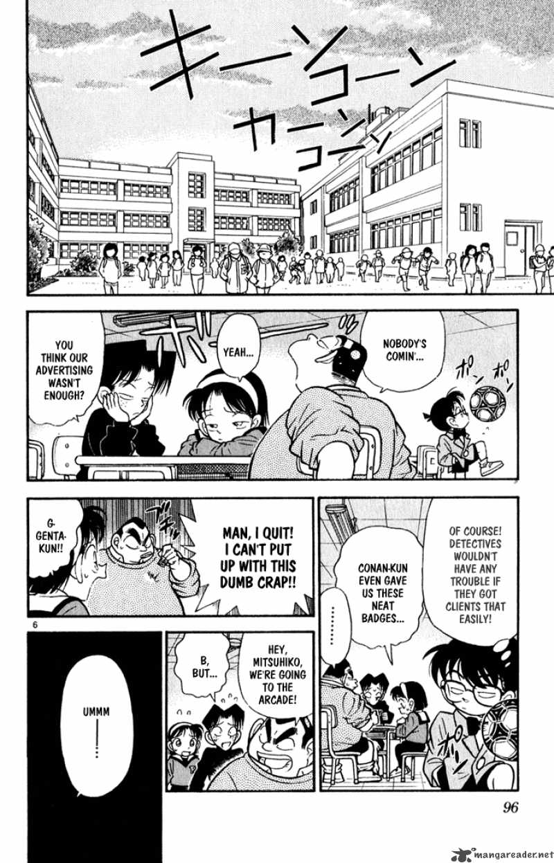 Read Detective Conan Chapter 56 Formation! The Detective Boys - Page 6 For Free In The Highest Quality