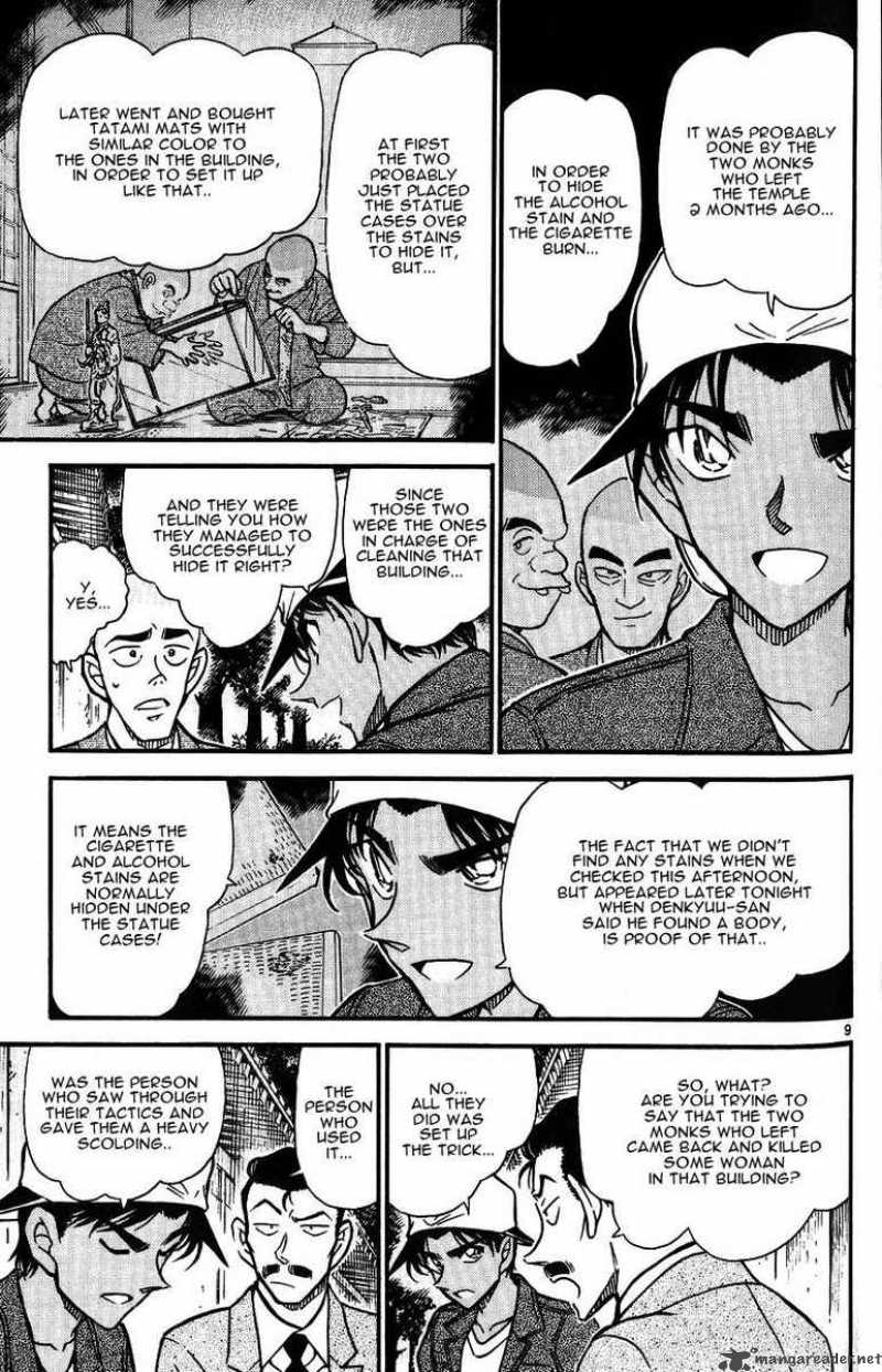 Read Detective Conan Chapter 561 Trick of the Bloodstain - Page 9 For Free In The Highest Quality