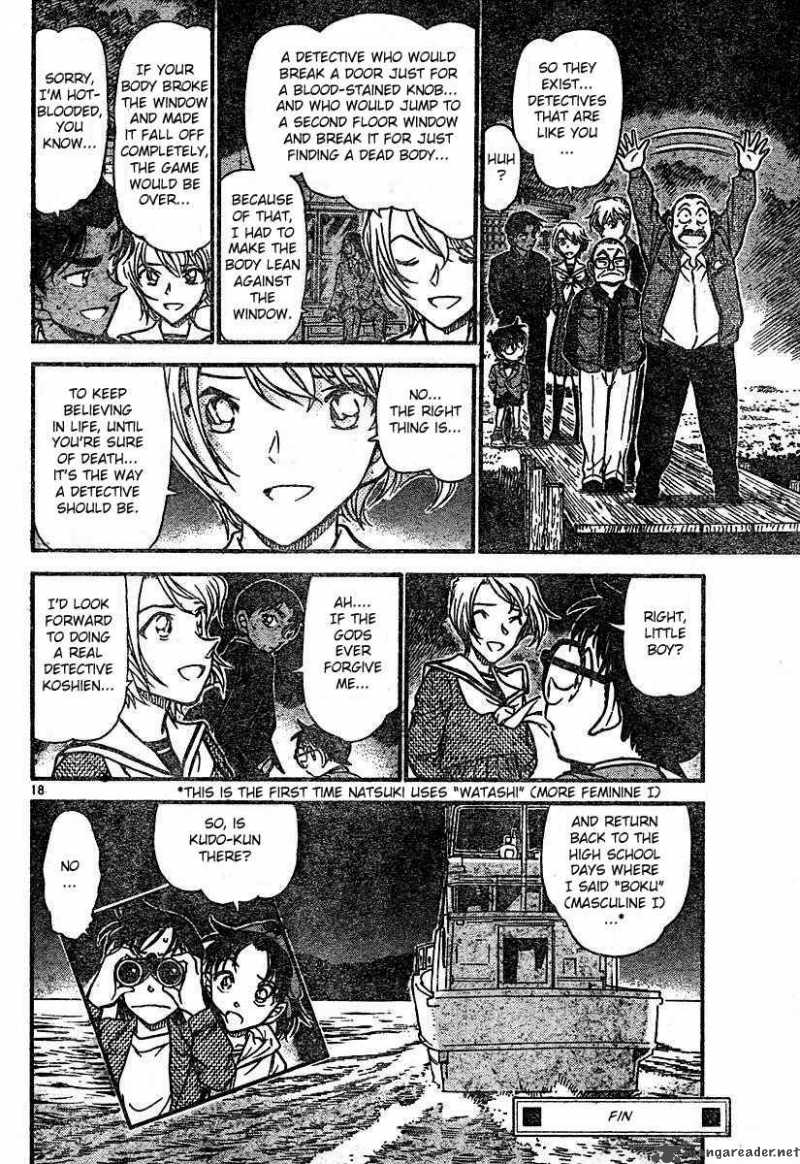 Read Detective Conan Chapter 566 Hot-blooded Detective - Page 18 For Free In The Highest Quality