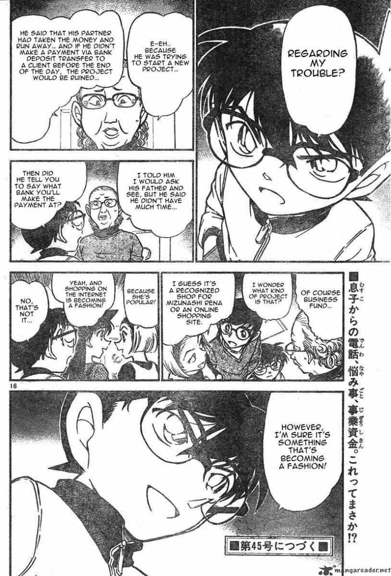 Read Detective Conan Chapter 585 Wrong Number - Page 16 For Free In The Highest Quality