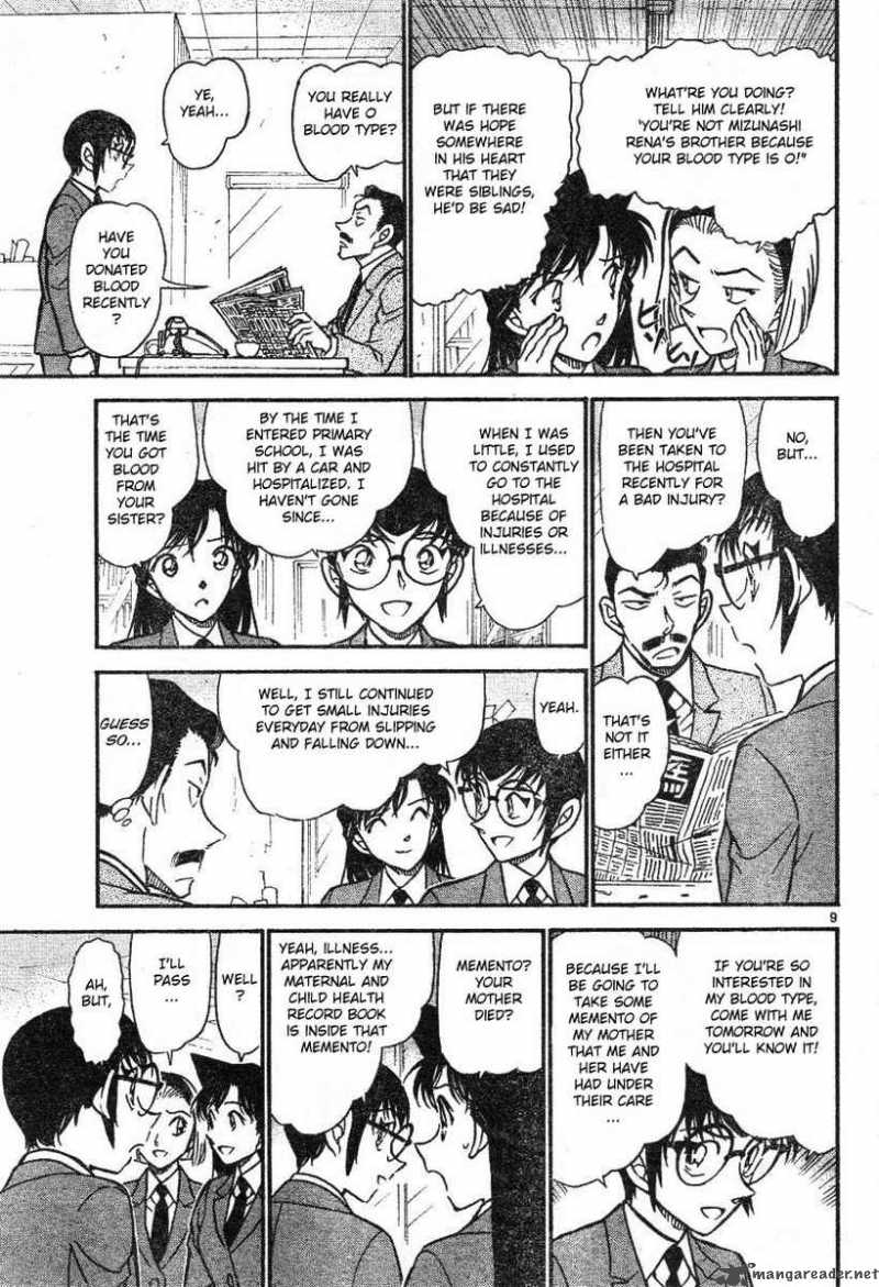 Read Detective Conan Chapter 587 Deseased Mother's Memento - Page 9 For Free In The Highest Quality