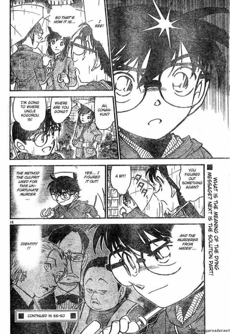 Read Detective Conan Chapter 589 Murderer from Hades - Page 16 For Free In The Highest Quality