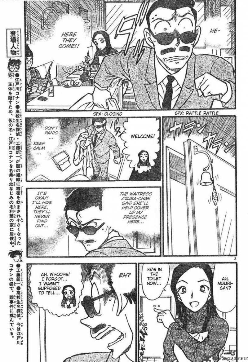Read Detective Conan Chapter 594 The Fugitive - Page 3 For Free In The Highest Quality