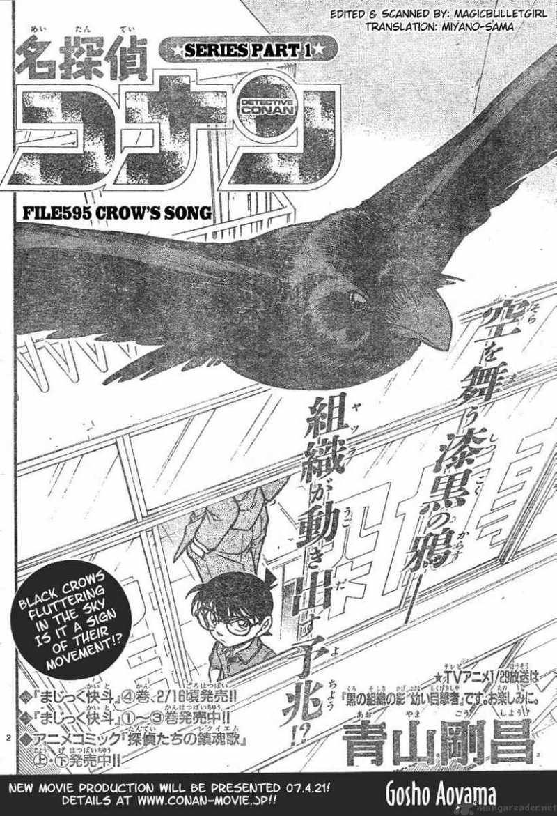 Read Detective Conan Chapter 595 Crow's Song - Page 2 For Free In The Highest Quality