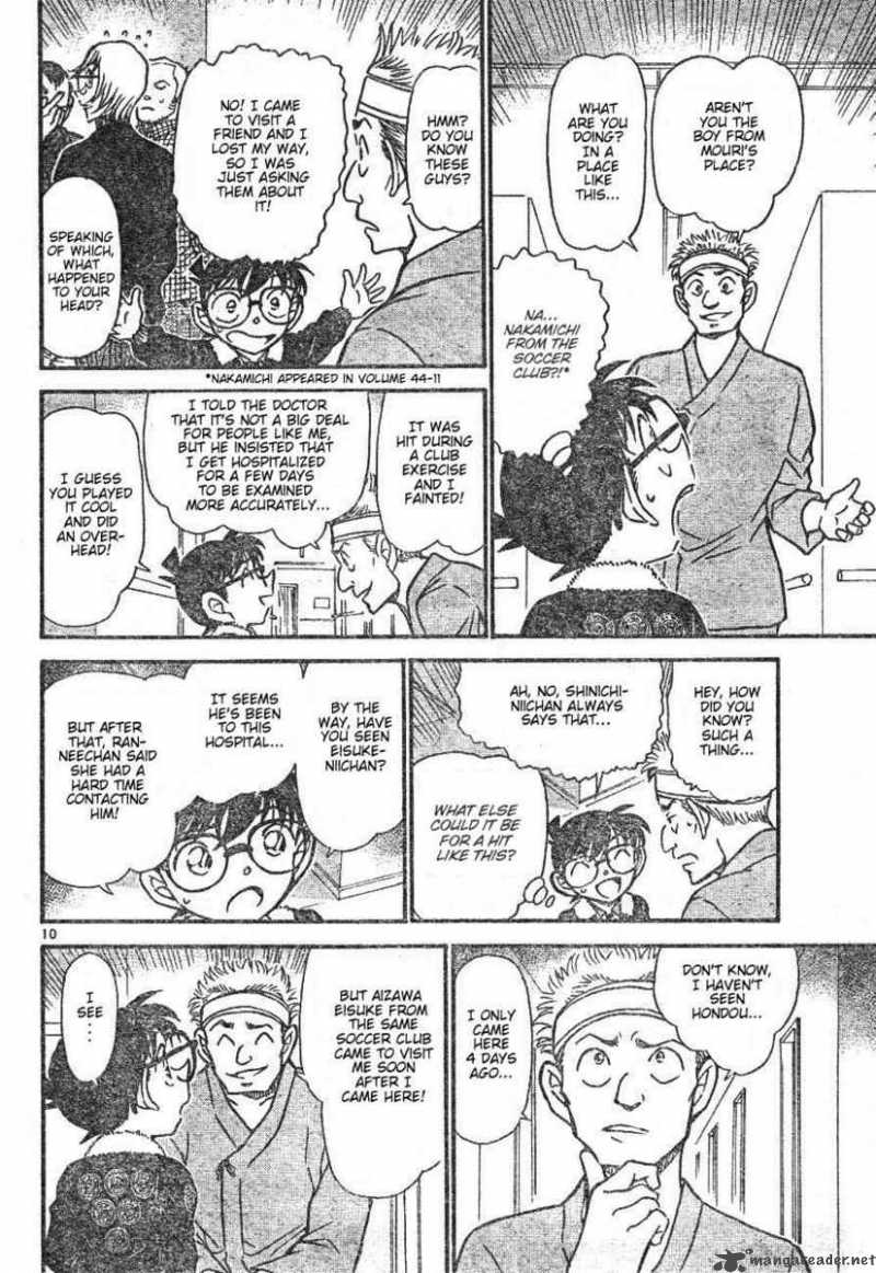 Read Detective Conan Chapter 597 The Fake Patient - Page 10 For Free In The Highest Quality