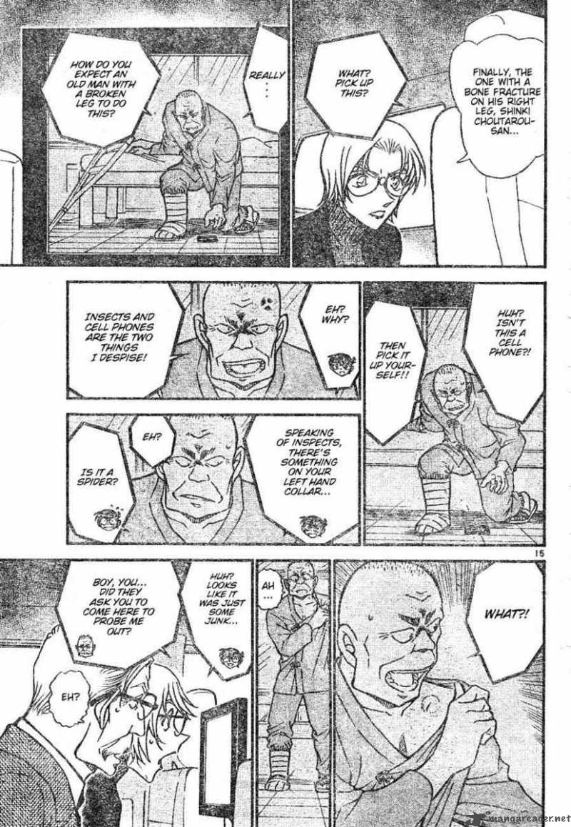 Read Detective Conan Chapter 597 The Fake Patient - Page 15 For Free In The Highest Quality