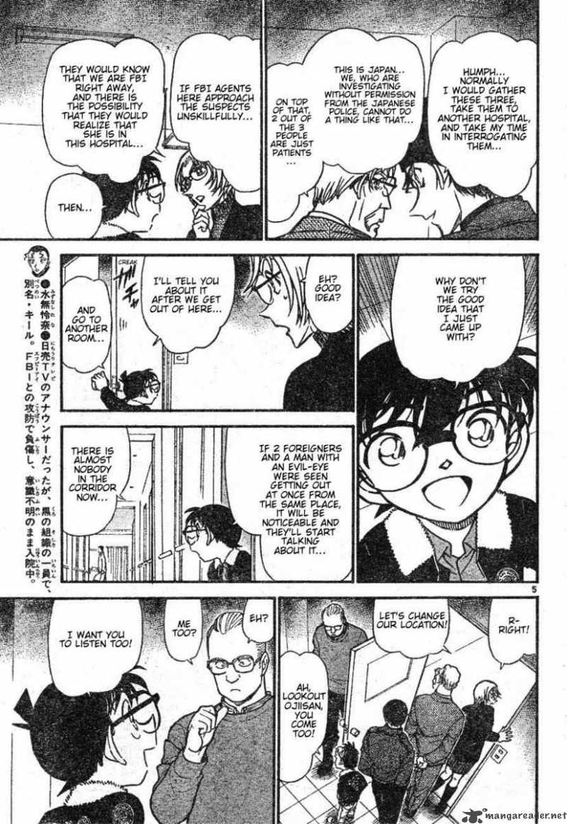Read Detective Conan Chapter 597 The Fake Patient - Page 5 For Free In The Highest Quality