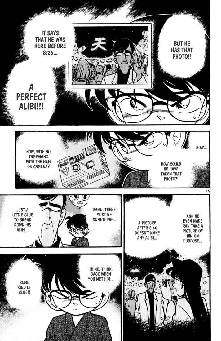 Read Detective Conan Chapter 60 A Perfect Alibi - Page 15 For Free In The Highest Quality