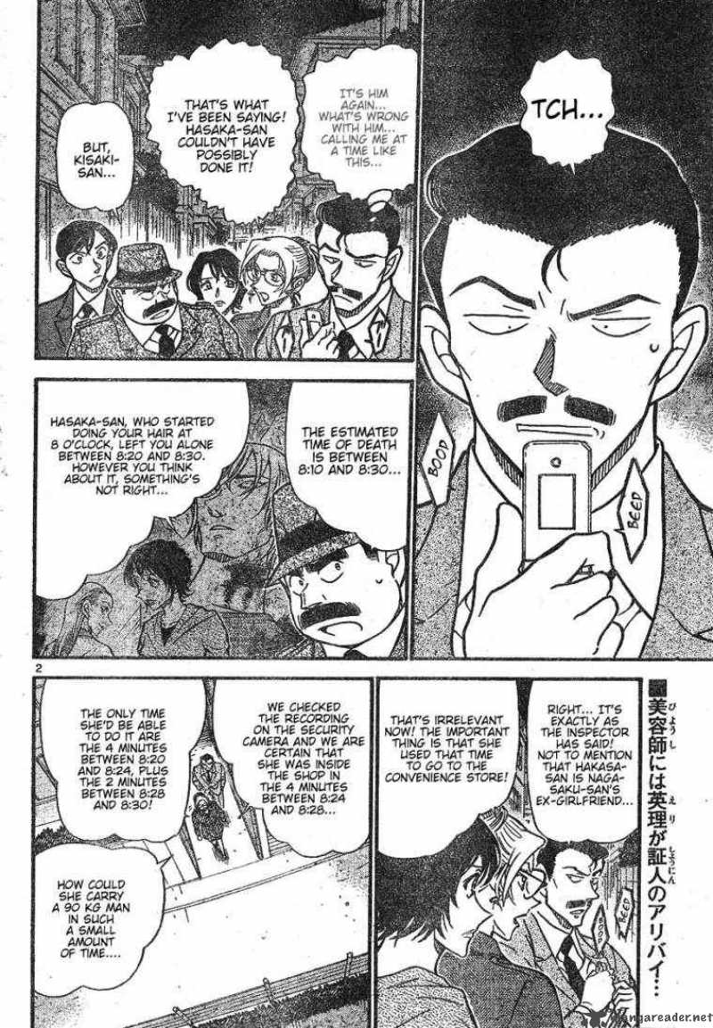 Read Detective Conan Chapter 612 Mechanics and the Alibi - Page 2 For Free In The Highest Quality