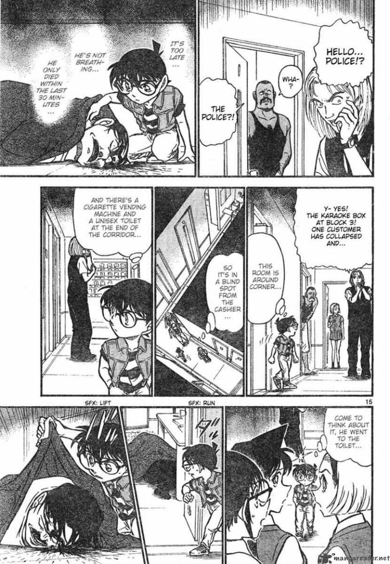 Read Detective Conan Chapter 619 Suspicious Eisuke - Page 15 For Free In The Highest Quality