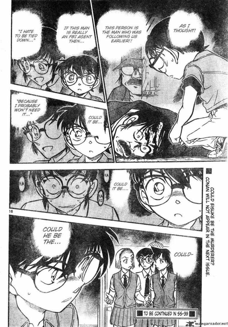 Read Detective Conan Chapter 619 Suspicious Eisuke - Page 16 For Free In The Highest Quality