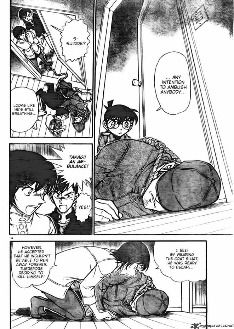 Read Detective Conan Chapter 625 Hammer Man - Page 14 For Free In The Highest Quality