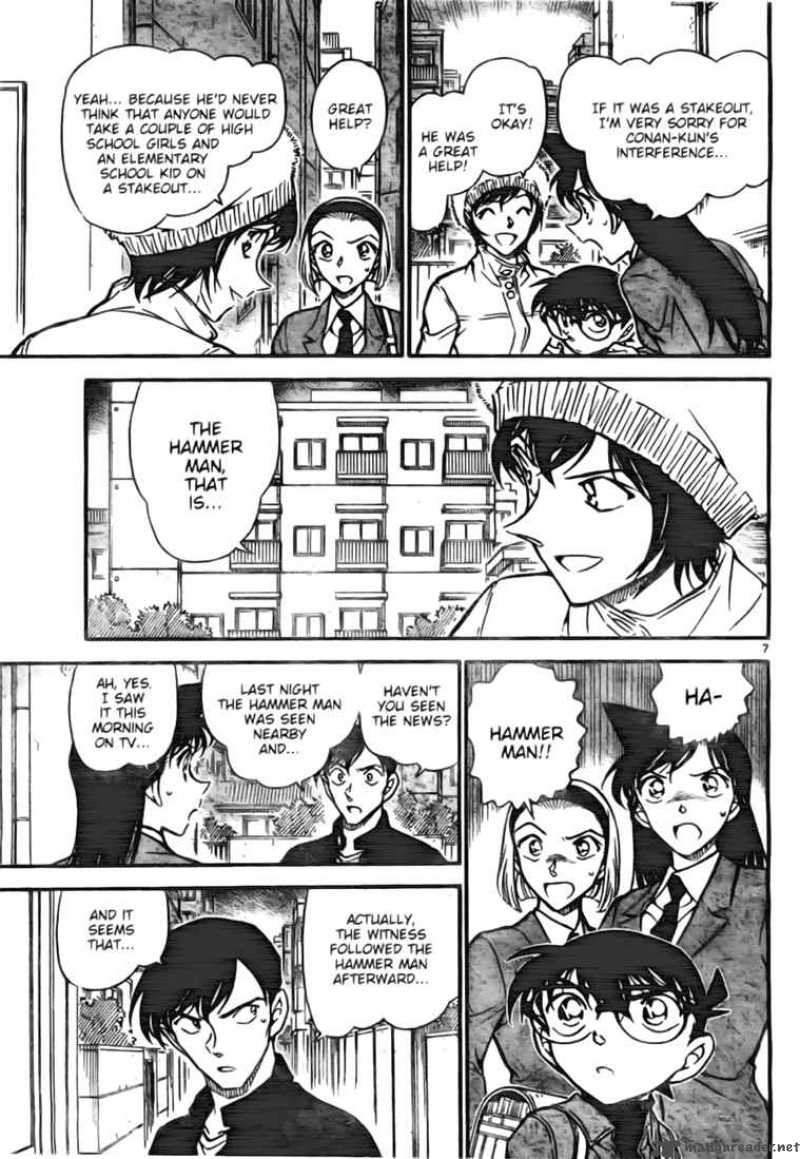 Read Detective Conan Chapter 625 Hammer Man - Page 7 For Free In The Highest Quality