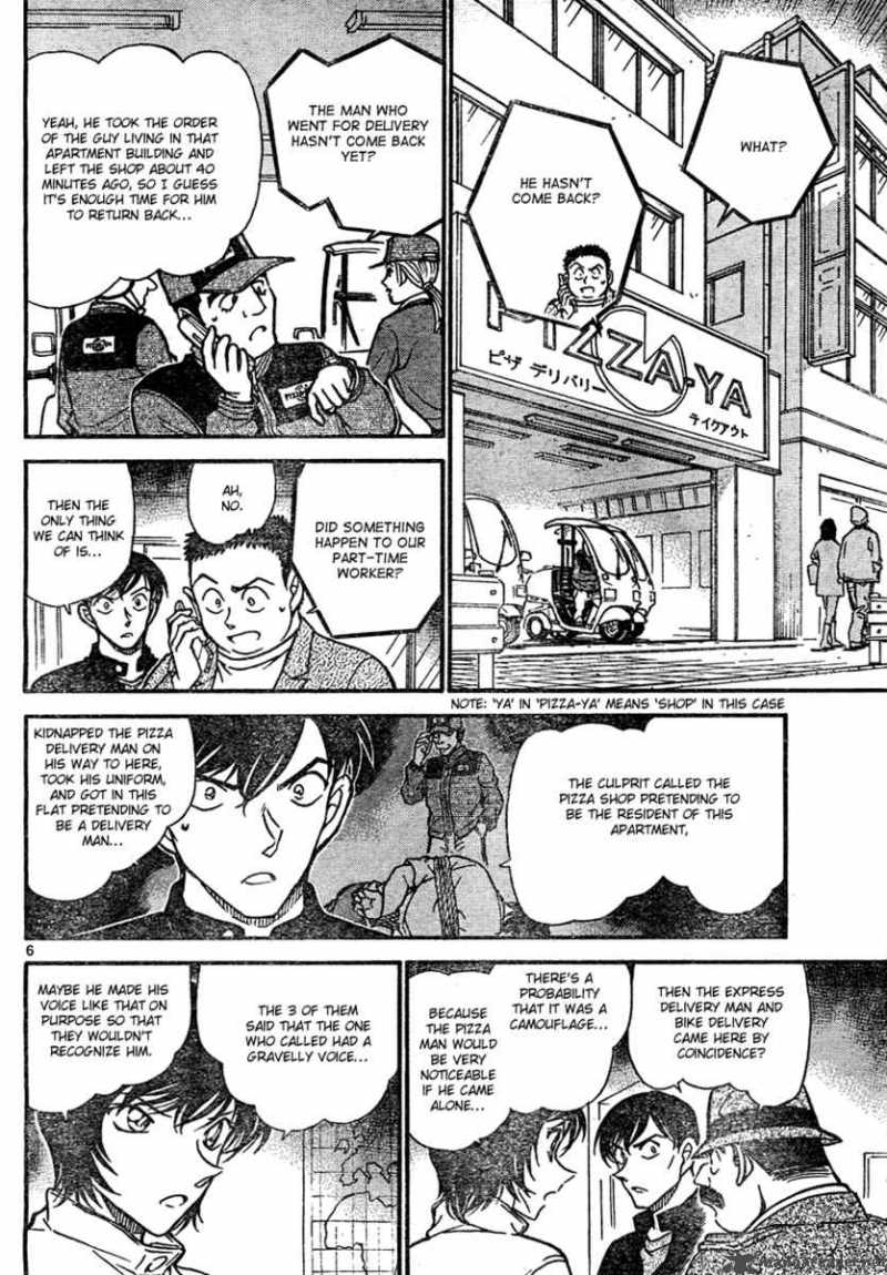 Read Detective Conan Chapter 626 Delivered Malice - Page 6 For Free In The Highest Quality