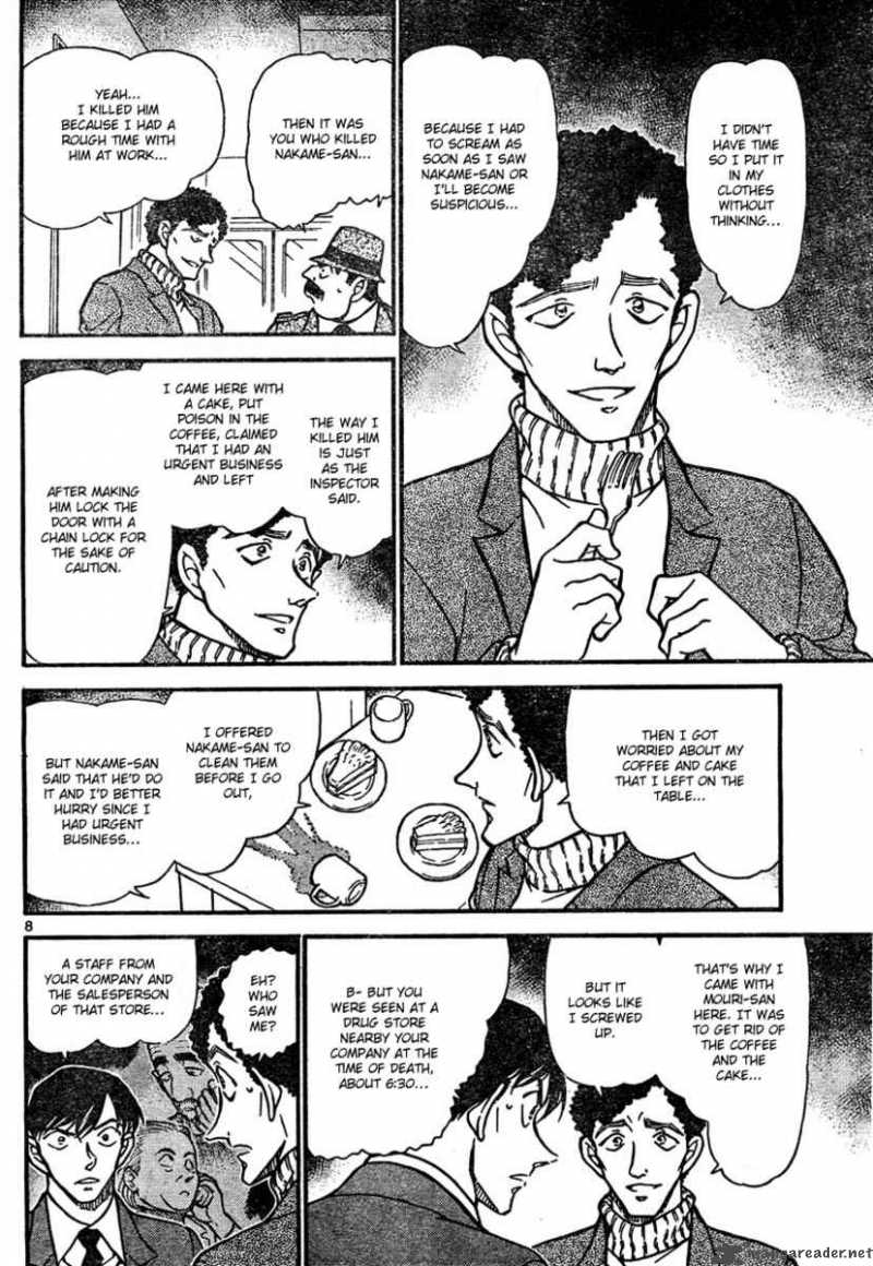 Read Detective Conan Chapter 630 The Bitter Truth - Page 8 For Free In The Highest Quality