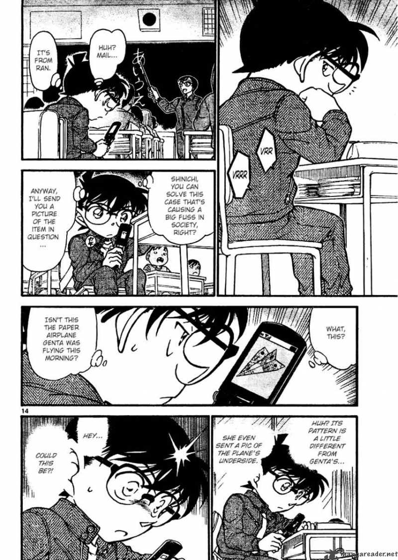 Read Detective Conan Chapter 638 Paper Plane - Page 14 For Free In The Highest Quality
