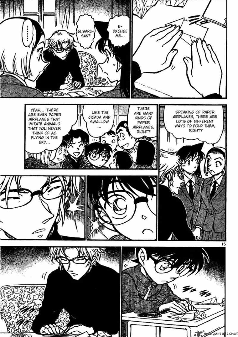 Read Detective Conan Chapter 639 What S The Message Hidden In The Markings?! - Page 15 For Free In The Highest Quality