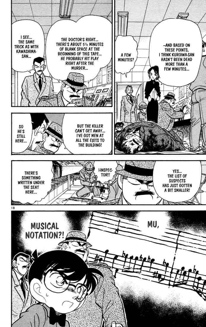 Read Detective Conan Chapter 64 Left-Behind Music Score - Page 18 For Free In The Highest Quality