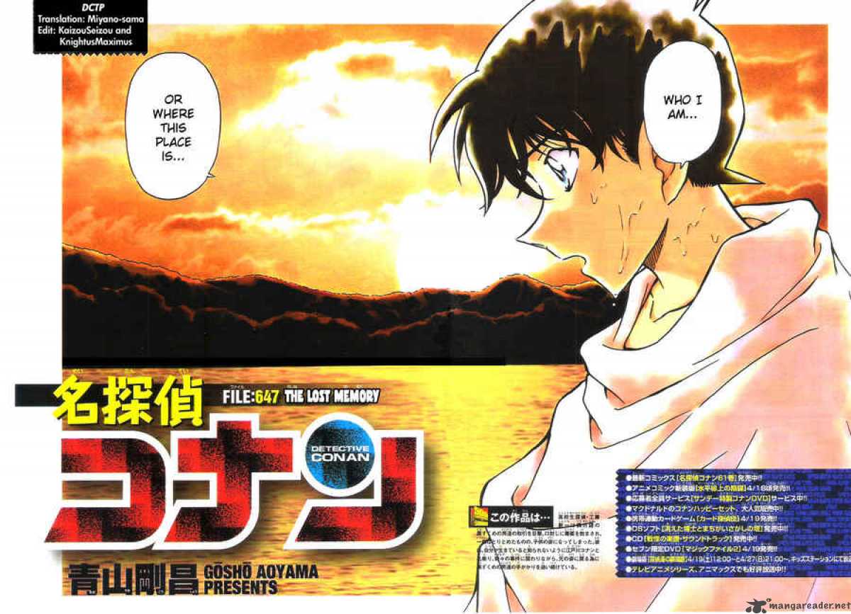 Read Detective Conan Chapter 647 The Lost Memory - Page 2 For Free In The Highest Quality