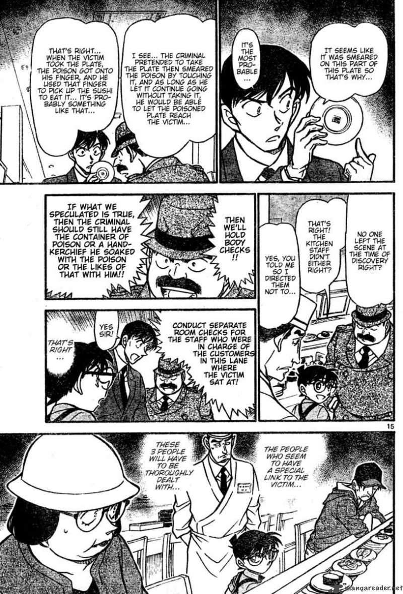 Read Detective Conan Chapter 655 The Revolving Weapon - Page 15 For Free In The Highest Quality
