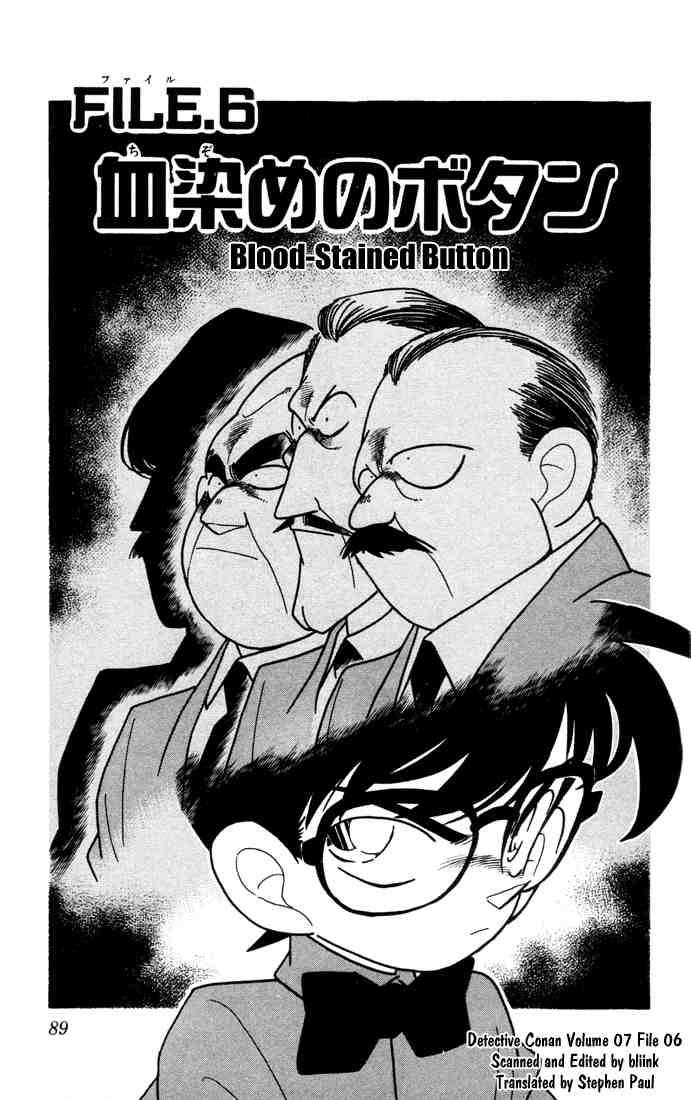 Read Detective Conan Chapter 66 Blood-Stained Button - Page 1 For Free In The Highest Quality