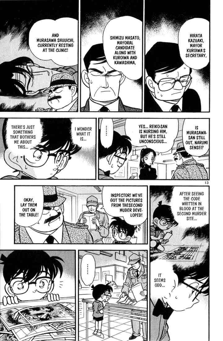 Read Detective Conan Chapter 66 Blood-Stained Button - Page 13 For Free In The Highest Quality