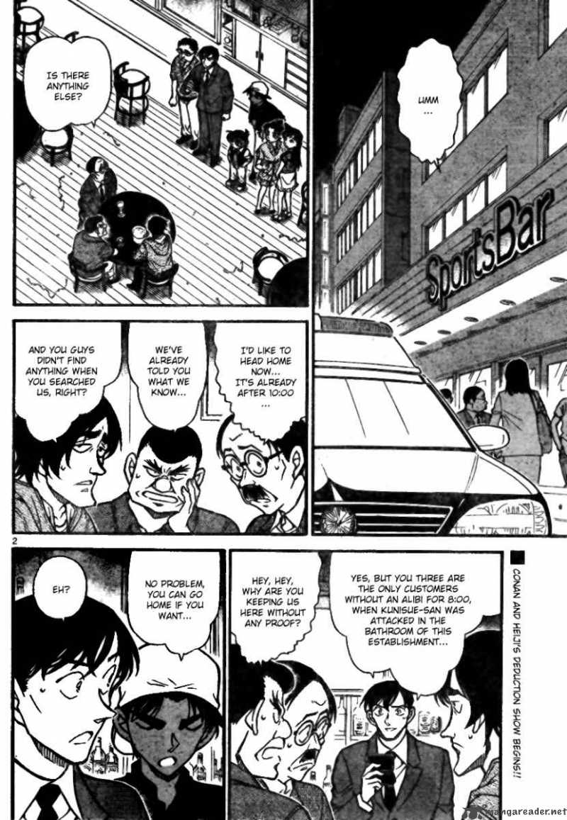 Read Detective Conan Chapter 695 Ill-Tempered - Page 2 For Free In The Highest Quality