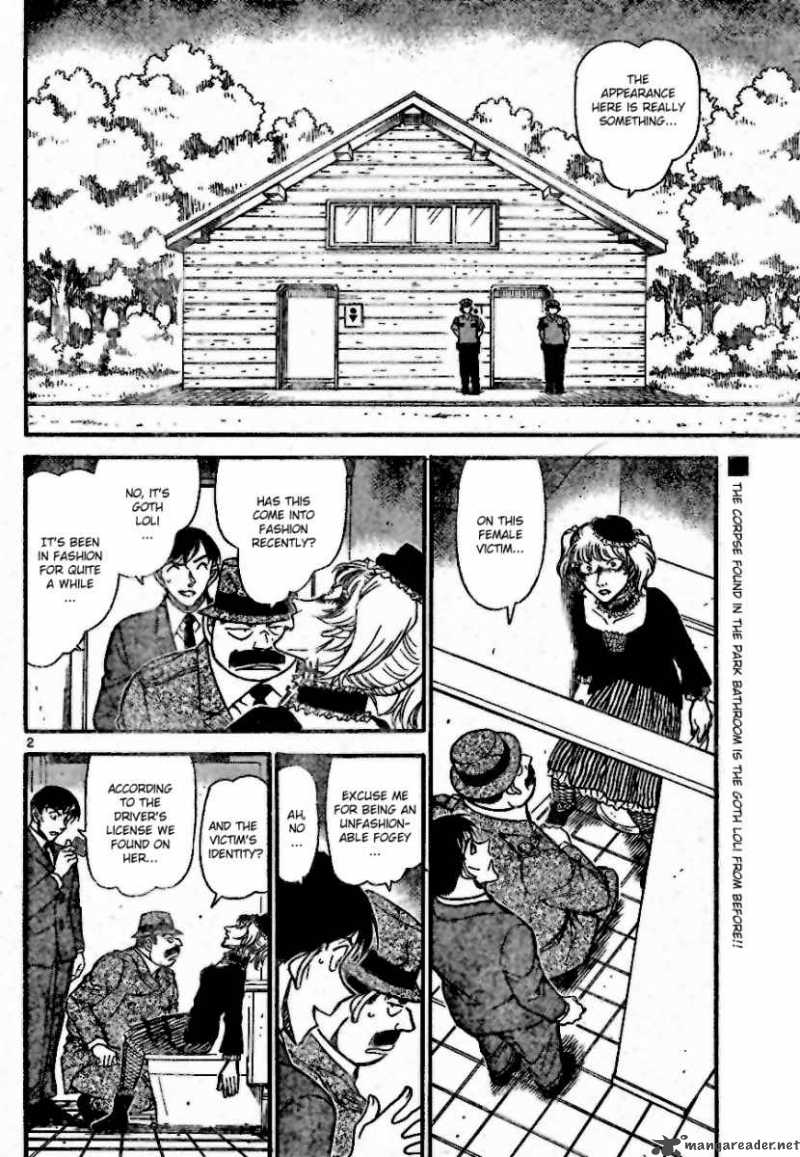 Read Detective Conan Chapter 697 A Fashion Curse - Page 2 For Free In The Highest Quality